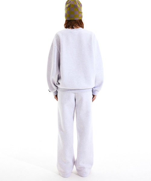 SCULPTOR（スカルプター）の「Micro Monogram Soft Swesatshirt /マイクロモノグラムソフトスウェットシャツ（スウェット・レディース・ブラック/ホワイト系その他・FREE）」の8枚目の写真