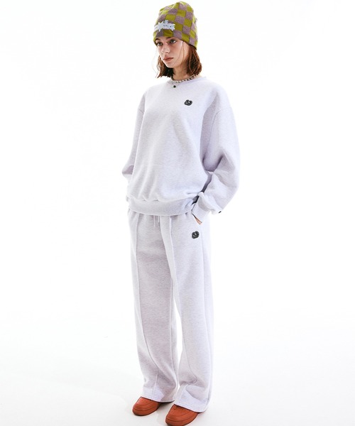 SCULPTOR（スカルプター）の「Micro Monogram Soft Swesatshirt /マイクロモノグラムソフトスウェットシャツ（スウェット・レディース・ブラック/ホワイト系その他・FREE）」の16枚目の写真