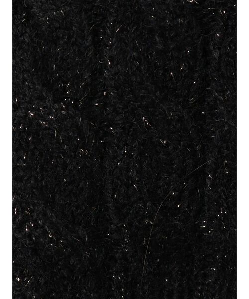 EVRIS（エヴリス）の「ショートラメケーブルニット（ニット/セーター・レディース・グリーン/ホワイト/ブラック・FREE）」の21枚目の写真