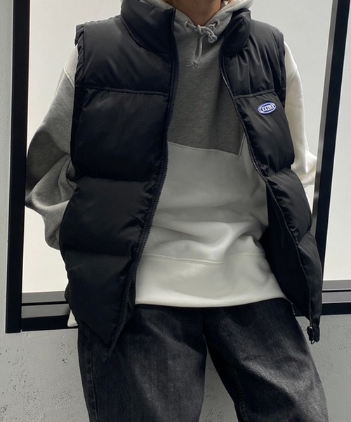 kutir(クティール)の「切り替え配色裏起毛ビッグシルエットパーカー(パーカー・メンズ・ブラック/グレー/カーキ・MEDIUM/LARGE)」の3枚目の写真