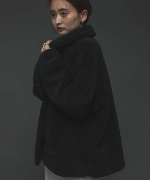 SENSE OF PLACE by URBAN RESEARCH(センスオブプレイスバイアーバンリサーチ)の「ボアブルゾン(ブルゾン・レディース・ブラック/ベージュ/アイボリー・ONE)」の5枚目の写真