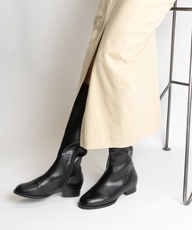 RANDA | ストレスフリー/晴雨兼用 ソフト ローヒールロングブーツ(ブーツ)