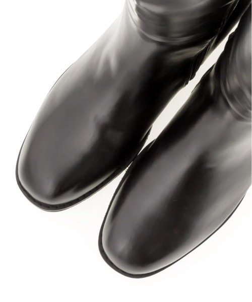 RANDA（ランダ）の「ストレスフリー/晴雨兼用 ソフト ローヒールロングブーツ（ブーツ・レディース・ブラック/ダークブラウン・S/M/L/LL）」の10枚目の写真