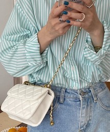 .KOM | 『.kom/ドットケーオーエム』キルティングミニチェーンバッグ(ショルダーバッグ)