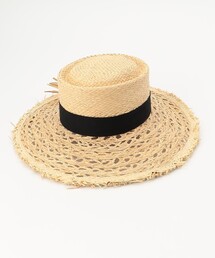 GRACE CONTINENTAL（グレースコンチネンタル）の「Ferrucio Vecchi 透カシハット（ハット）」