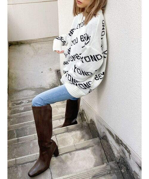 GYDA（ジェイダ）の「BEYOND PATTERNニットトップス（ニット