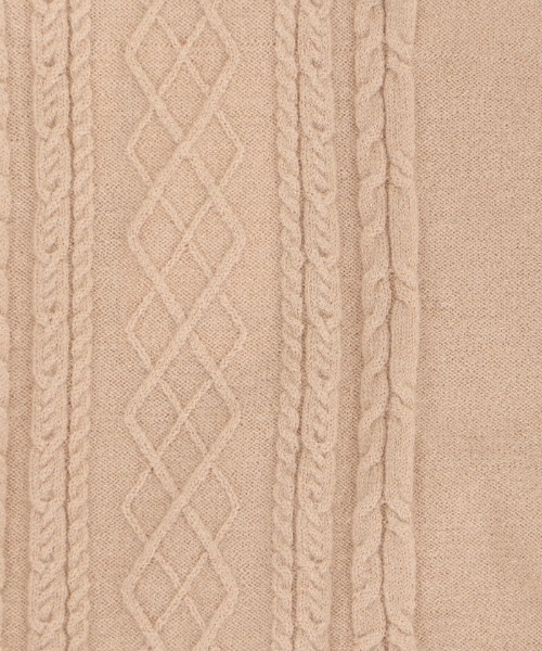 axes femme（アクシーズファム）の「ヨークリボンフリルニットＰＯ（ニット/セーター・キッズ・ブルーグレー/モカ・XXX-LARGE/XX-LARGE/X-LARGE）」の4枚目の写真