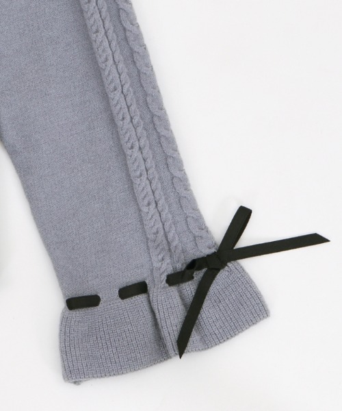 axes femme（アクシーズファム）の「ヨークリボンフリルニットＰＯ（ニット/セーター・キッズ・ブルーグレー/モカ・XXX-LARGE/XX-LARGE/X-LARGE）」の15枚目の写真