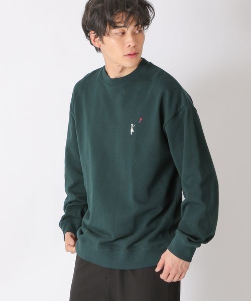 LOWRYS FARM(ローリーズファーム)の「BRANDALISEDコラボバンクシー2 261809(スウェット・メンズ・パープル/グレー/ブルー/グリーン・MEDIUM/LARGE)」の3枚目の写真