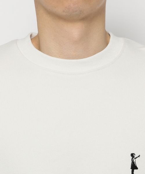 LOWRYS FARM(ローリーズファーム)の「BRANDALISEDコラボバンクシー2 261809(スウェット・メンズ・パープル/グレー/ブルー/グリーン・MEDIUM/LARGE)」の22枚目の写真