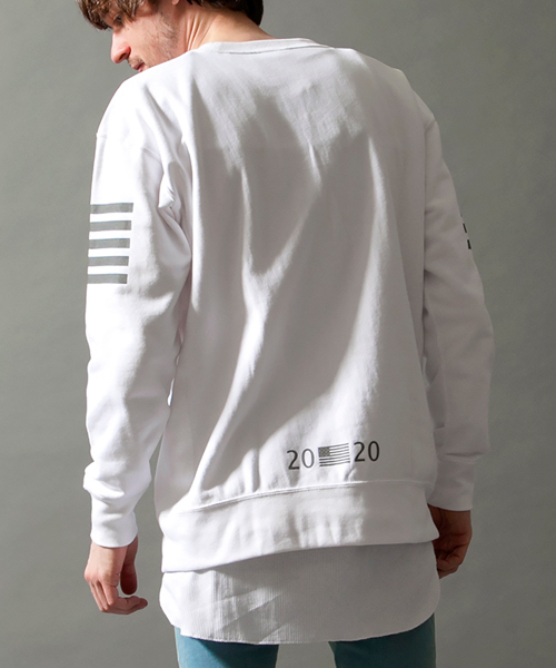 MONKEY TIME（モンキータイム）の「＜monkey time × Champion＞ ∴ RW/CREW ref/スウェット◆（スウェット・メンズ・ホワイト/ブラック・SMALL/LARGE/MEDIUM）」の8枚目の写真