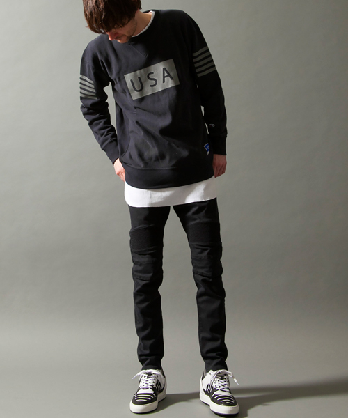 MONKEY TIME（モンキータイム）の「＜monkey time × Champion＞ ∴ RW/CREW ref/スウェット◆（スウェット・メンズ・ホワイト/ブラック・SMALL/LARGE/MEDIUM）」の12枚目の写真