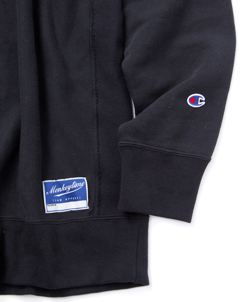 MONKEY TIME（モンキータイム）の「＜monkey time × Champion＞ ∴ RW/CREW ref/スウェット◆（スウェット・メンズ・ホワイト/ブラック・SMALL/LARGE/MEDIUM）」の3枚目の写真
