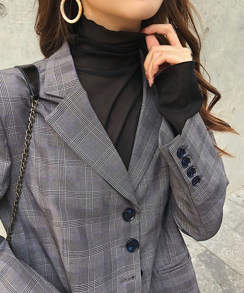 MAISON BREEZE（メゾンブリーズ）の「【MAISON BREEZE】ボトルネックシアーカットソー KNF（Tシャツ/カットソー・レディース・ホワイト/ブラック/グレー/アイボリー・FREE）」の3枚目の写真