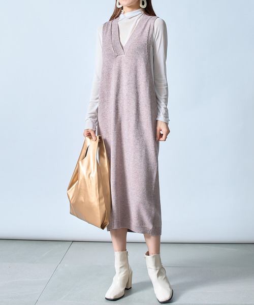 MAISON BREEZE（メゾンブリーズ）の「【MAISON BREEZE】ボトルネックシアーカットソー KNF（Tシャツ/カットソー・レディース・ホワイト/ブラック/グレー/アイボリー・FREE）」の7枚目の写真