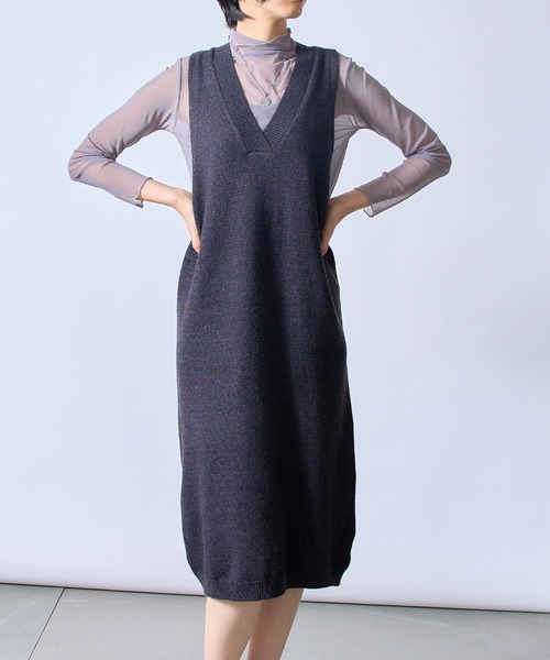 MAISON BREEZE（メゾンブリーズ）の「【MAISON BREEZE】ボトルネックシアーカットソー KNF（Tシャツ/カットソー・レディース・ホワイト/ブラック/グレー/アイボリー・FREE）」の10枚目の写真