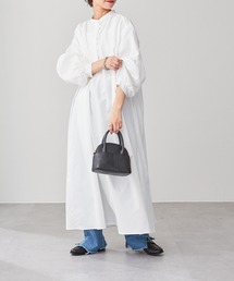 CIAOPANIC TYPY | 【ZOZOTOWN限定】バンドカラー高密度ブロードギャザーワンピース(ワンピース)