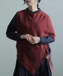 ElegChic（エレグシック）の「サイドベルト付きアシンメトリーベスト（ベスト）」