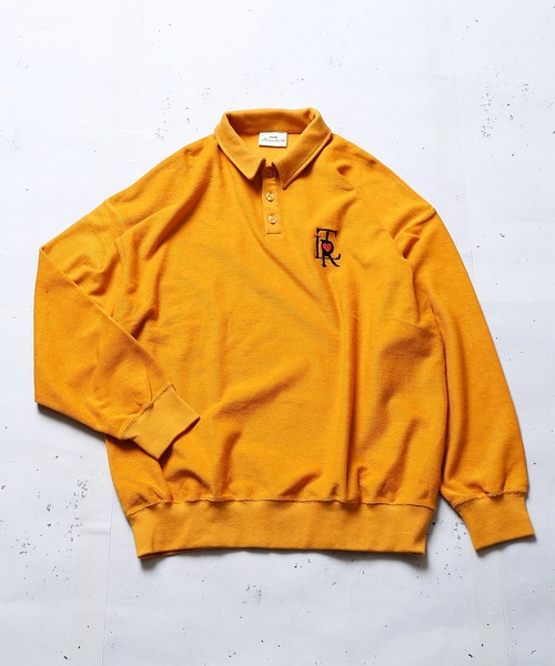 SPINNS（スピンズ）の「【ゆったりシルエット】インサイドアウト TLR刺繍ロゴカラーポロシャツ（ポロシャツ・メンズ・ブラック/サックスブルー/イエロー/グリーン・ONESIZE）」の18枚目の写真