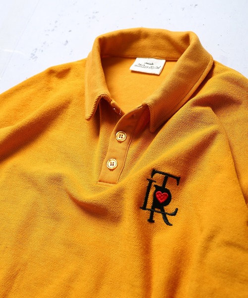 SPINNS（スピンズ）の「【ゆったりシルエット】インサイドアウト TLR刺繍ロゴカラーポロシャツ（ポロシャツ・メンズ・ブラック/サックスブルー/イエロー/グリーン・ONESIZE）」の20枚目の写真