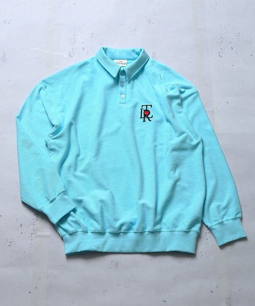 SPINNS（スピンズ）の「【ゆったりシルエット】インサイドアウト TLR刺繍ロゴカラーポロシャツ（ポロシャツ・メンズ・ブラック/サックスブルー/イエロー/グリーン・ONESIZE）」の15枚目の写真