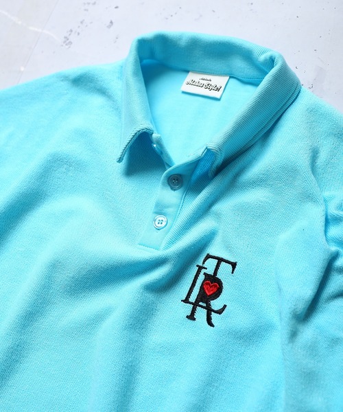 SPINNS（スピンズ）の「【ゆったりシルエット】インサイドアウト TLR刺繍ロゴカラーポロシャツ（ポロシャツ・メンズ・ブラック/サックスブルー/イエロー/グリーン・ONESIZE）」の17枚目の写真