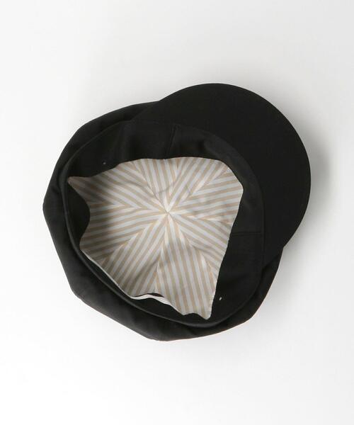 BEAUTY&YOUTH UNITED ARROWS（ビューティーアンドユースユナイテッドアローズ）の「＜COMESANDGOES（カムズアンドゴーズ）＞ GD/CASQUETTE/キャスケット □□（キャスケット・メンズ・ブラック・FREE）」の7枚目の写真