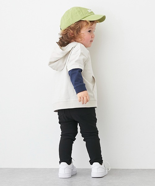 petit main(プティマイン)の「ストレッチストレートパンツ(チノパンツ・キッズ・ブラック/ベージュ/アイボリー・80cm/90cm/110cm/100cm/120cm/130cm)」の18枚目の写真