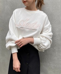 one after another NICE CLAUP | ビックシルエットロゴ刺繍スウェット(スウェット)