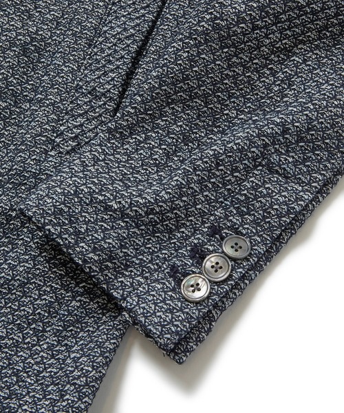 MEN'S BIGI（メンズビギ）の「ムリネジャガードスタンドカラージャケット（ブルゾン・メンズ・グレー/ブルー・02/04/01/03）」の16枚目の写真