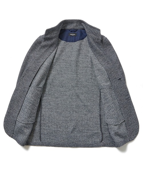 MEN'S BIGI（メンズビギ）の「ムリネジャガードスタンドカラージャケット（ブルゾン・メンズ・グレー/ブルー・02/04/01/03）」の19枚目の写真