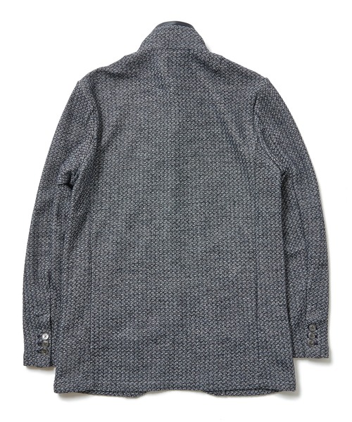 MEN'S BIGI（メンズビギ）の「ムリネジャガードスタンドカラージャケット（ブルゾン・メンズ・グレー/ブルー・02/04/01/03）」の20枚目の写真