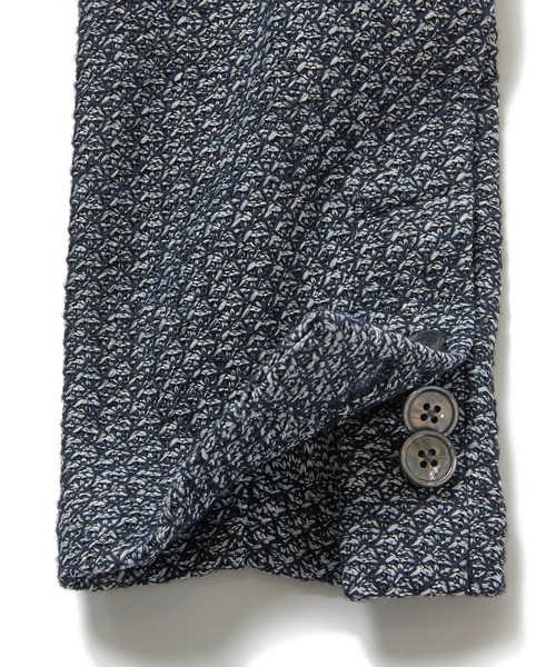 MEN'S BIGI（メンズビギ）の「ムリネジャガードスタンドカラージャケット（ブルゾン・メンズ・グレー/ブルー・02/04/01/03）」の17枚目の写真