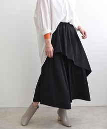 SUSTAINABLE アシメティアードスカート