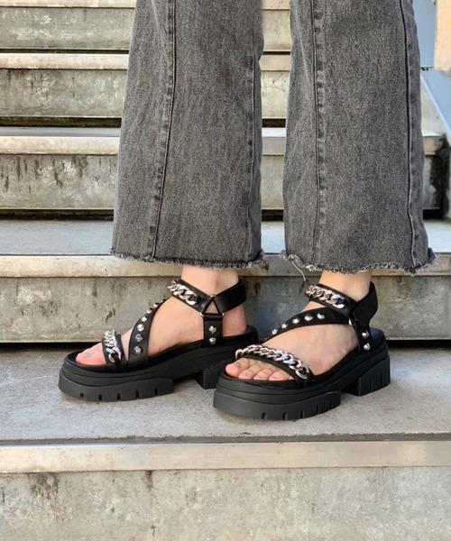 ASH☆アッシュ パデッド レザー ストラップサンダル 楽天市場】【50％OFF】【正規品】ASH サンダル アッシュ 厚底
