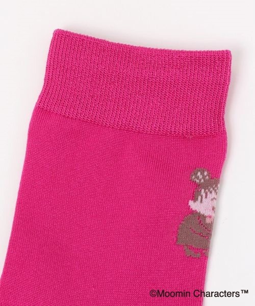 studio CLIP（スタディオクリップ）の「ポイントジャガードソックス〔MOOMINコラボ〕（ソックス/靴下・レディース・ブルー/ピンク/グリーン・FREE）」の7枚目の写真
