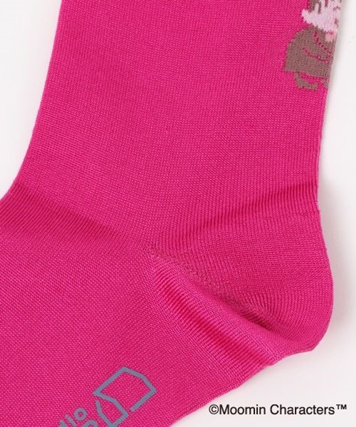studio CLIP（スタディオクリップ）の「ポイントジャガードソックス〔MOOMINコラボ〕（ソックス/靴下・レディース・ブルー/ピンク/グリーン・FREE）」の8枚目の写真