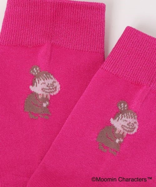 studio CLIP（スタディオクリップ）の「ポイントジャガードソックス〔MOOMINコラボ〕（ソックス/靴下・レディース・ブルー/ピンク/グリーン・FREE）」の10枚目の写真