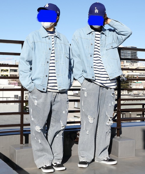 ８(eight)（エイト）の「デニムジャケット（デニムジャケット・メンズ・キナリ/ブラック/インディゴブルー/ブルー系その他/ワンウォッシュ・X-LARGE/MEDIUM/LARGE）」の22枚目の写真