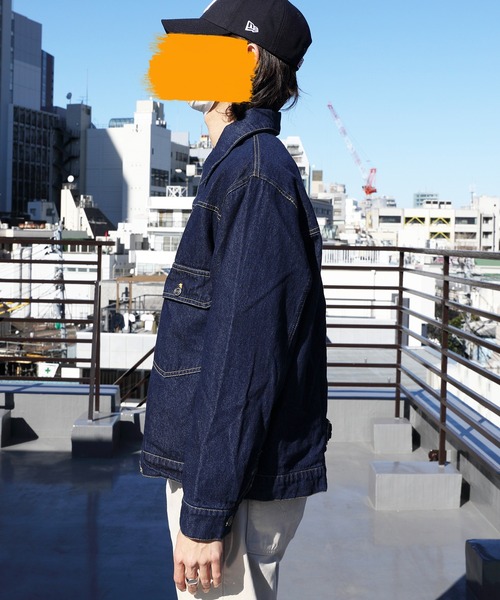 ８(eight)（エイト）の「デニムジャケット（デニムジャケット・メンズ・キナリ/ブラック/インディゴブルー/ブルー系その他/ワンウォッシュ・X-LARGE/MEDIUM/LARGE）」の20枚目の写真