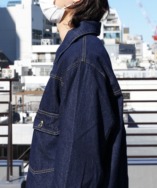８(eight)（エイト）の「デニムジャケット（デニムジャケット・メンズ・キナリ/ブラック/インディゴブルー/ブルー系その他/ワンウォッシュ・X-LARGE/MEDIUM/LARGE）」の18枚目の写真