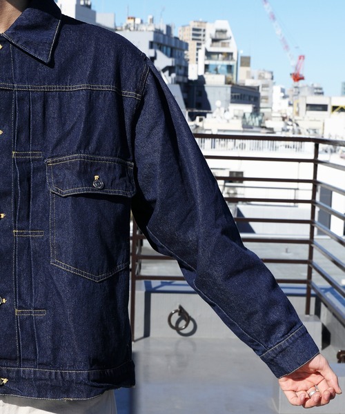 ８(eight)（エイト）の「デニムジャケット（デニムジャケット・メンズ・キナリ/ブラック/インディゴブルー/ブルー系その他/ワンウォッシュ・X-LARGE/MEDIUM/LARGE）」の15枚目の写真