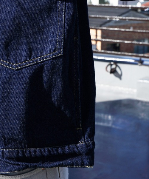 ８(eight)（エイト）の「デニムジャケット（デニムジャケット・メンズ・キナリ/ブラック/インディゴブルー/ブルー系その他/ワンウォッシュ・X-LARGE/MEDIUM/LARGE）」の11枚目の写真