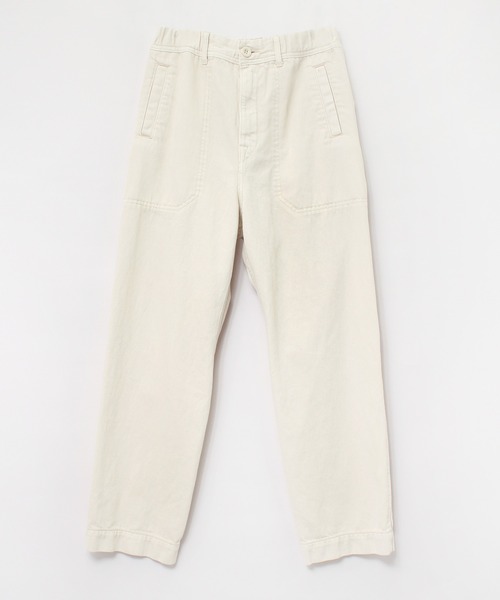 URCH RNA（アーチ アールエヌエー）の「R3947 フレンチワークパンツ（その他パンツ・レディース・ホワイト/ワンウォッシュ/オリーブ・MEDIUM）」の2枚目の写真
