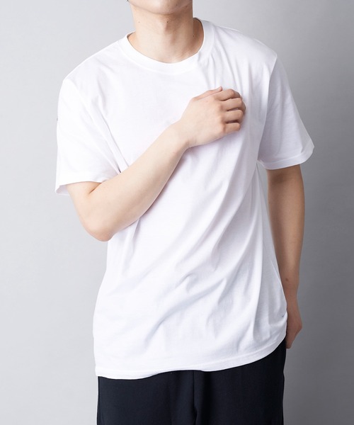 tantan購入　アッシュ　H Tシャツ　白 tシャツ 無地オーバーサイズコットンTシャツ メンズ レディース