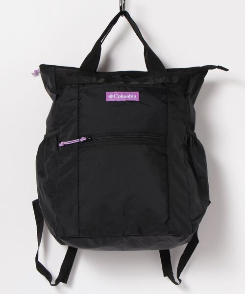 Columbia(コロンビア)の「コロンビア【Colombia】Reverse Code TM 20L Packable 2Way Tote(トートバッグ・メンズ・ブラック/ブラック×パープル/ブラック×レッド・フリー)」の8枚目の写真