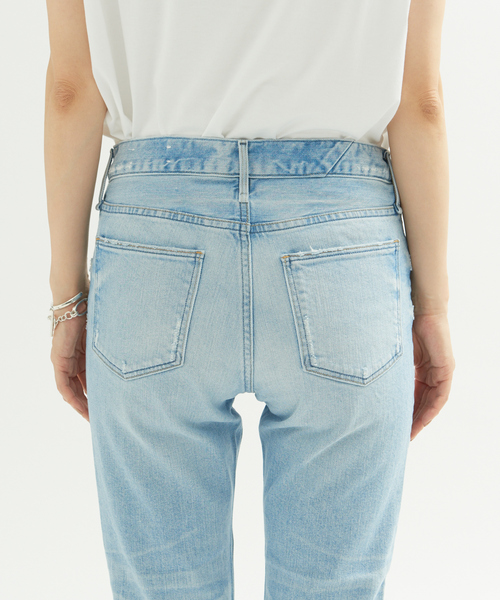 upperhights（アッパーハイツ）の「Upperhights THE STELLA2（デニムパンツ・レディース・サックスブルー・22/23/21/24/25）」の8枚目の写真