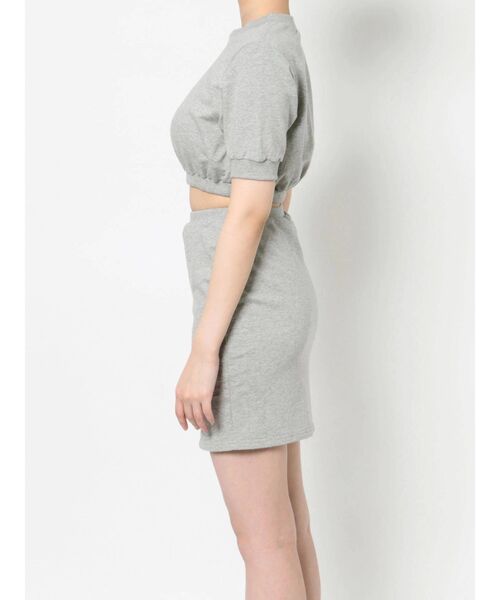 GYDA（ジェイダ）の「SIDE OPEN ハーフスリーブスウェットワンピース（ワンピース・レディース・ブラック/グレー/オフホワイト・FREE）」の11枚目の写真
