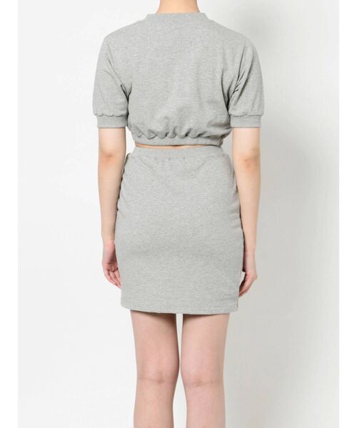 GYDA（ジェイダ）の「SIDE OPEN ハーフスリーブスウェットワンピース（ワンピース・レディース・ブラック/グレー/オフホワイト・FREE）」の10枚目の写真