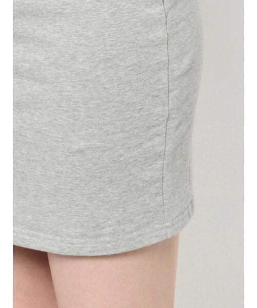 GYDA（ジェイダ）の「SIDE OPEN ハーフスリーブスウェットワンピース（ワンピース・レディース・ブラック/グレー/オフホワイト・FREE）」の7枚目の写真